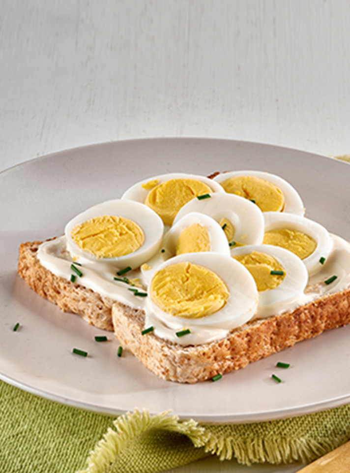 Egg Mayonnaise Open Sandwich