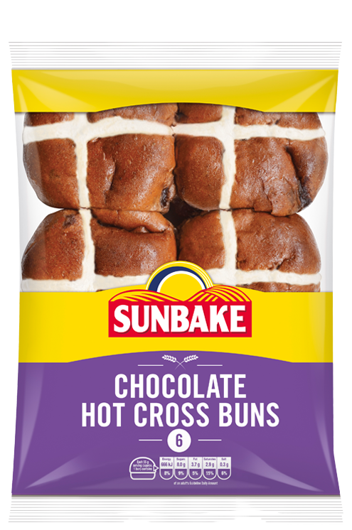 Chocolate Hot Cross Buns